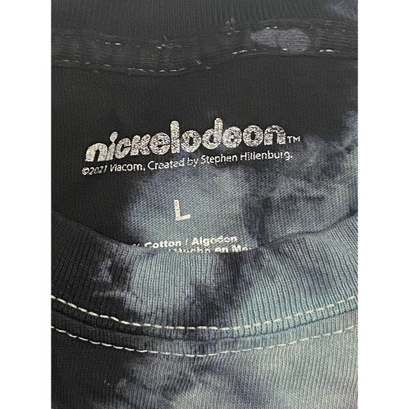 Tie-dyed‎ Nickelodeon SpongeBob Tee Shirt Bikini Bottom Men's Size Large - Picture 3 of 5